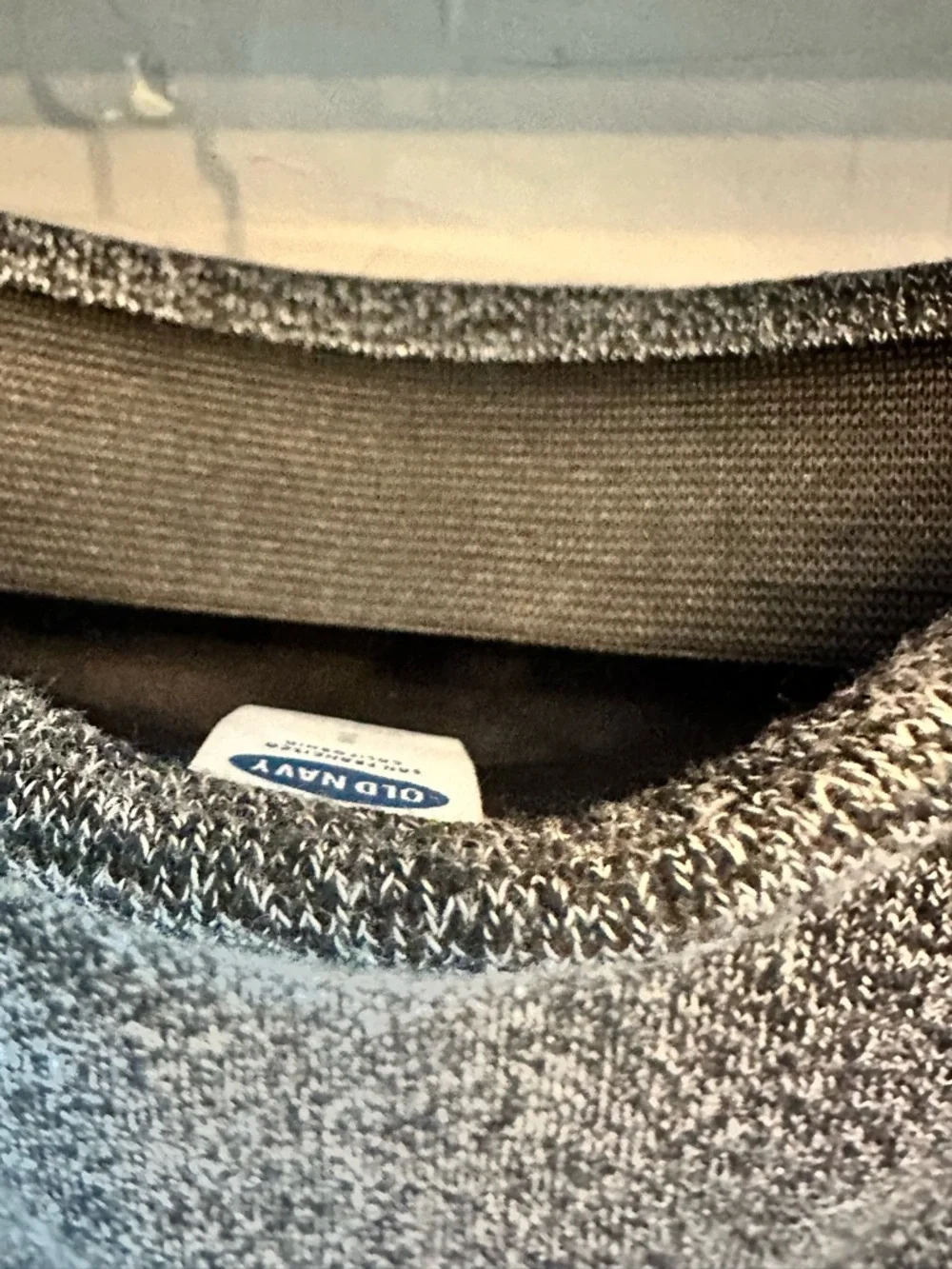 Old‎ Navy Heathered Gray Knit Midi Pull On Skirt size S